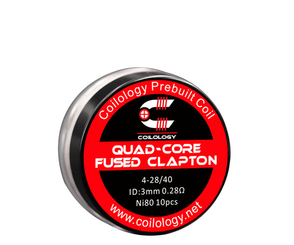 RESISTENCIAS COILOLOGY QUAD CORE FUSED CLAPTON