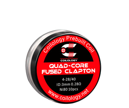 RESISTENCIAS COILOLOGY QUAD CORE FUSED CLAPTON