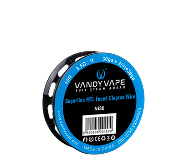 ALAMBRE VANDY VAPE SUPERFINE MTL FUSED CLAPTON